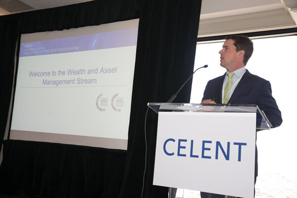 Senior Vice President David Easthope welcomes attendees to the Wealth and Asset Management Program
