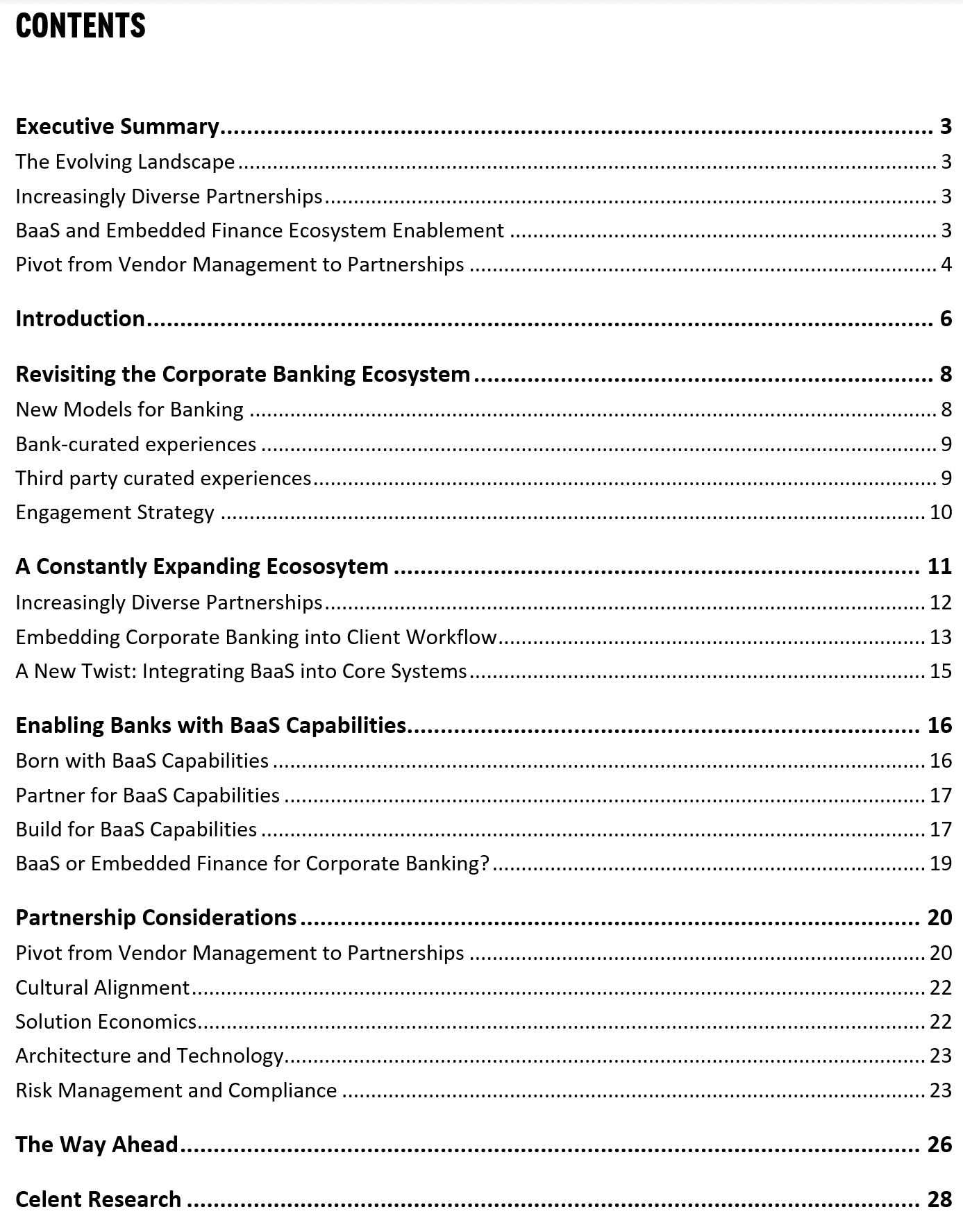 Table of Contents